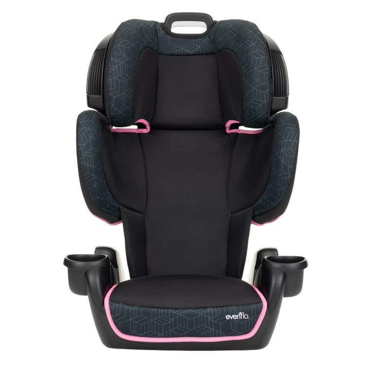 Evenflo GoTime LX Booster Car Seat, Terrain Pink, Size: 44 in