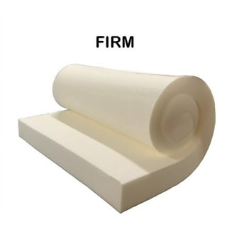 Linenspa High Density Cushion Craft Foam - Perfect for Chairs, Sofas,  Headboards, and DIY Projects, 2 x 24 x 72, White 32 ILD