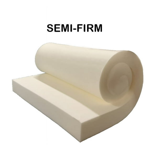 GoTo Foam 6" Height x 30" Width x 72" Length 36ILD (Semi-Firm) Upholstery Cushion Made in USA
