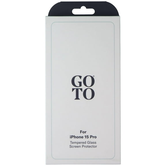 GoTo Tempered Glass Screen Protector for Apple iPhone 15 Pro