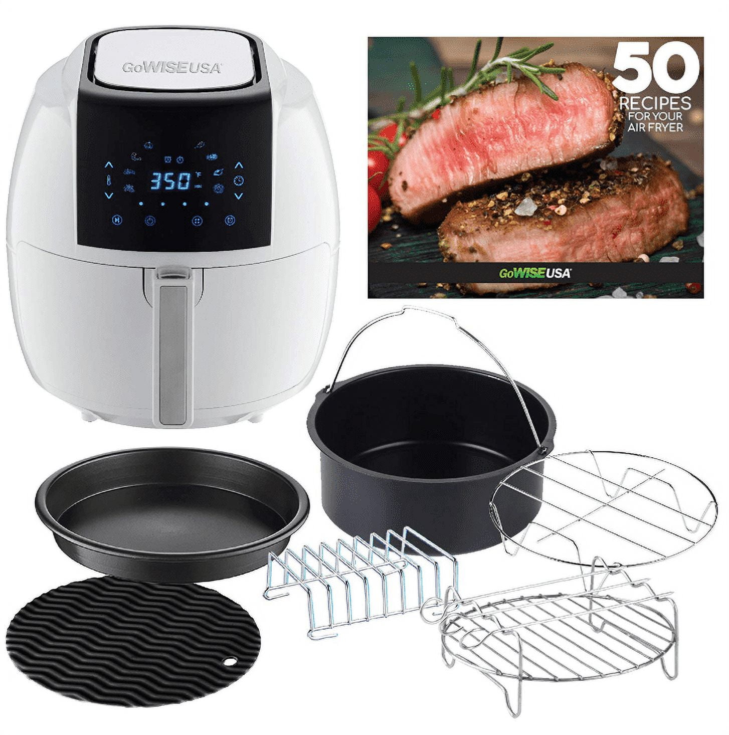 https://i5.walmartimages.com/seo/GoWISE-USA-5-8-Quarts-8-in-1-Air-Fryer-XL-with-6-Pieces-Accessory-Set-50-Recipes-for-your-Air-Fryer-Book-White_25f8e013-d583-4653-a85d-5cf6bc2be82c.905343c99e04db31f220e45b9bf63903.jpeg