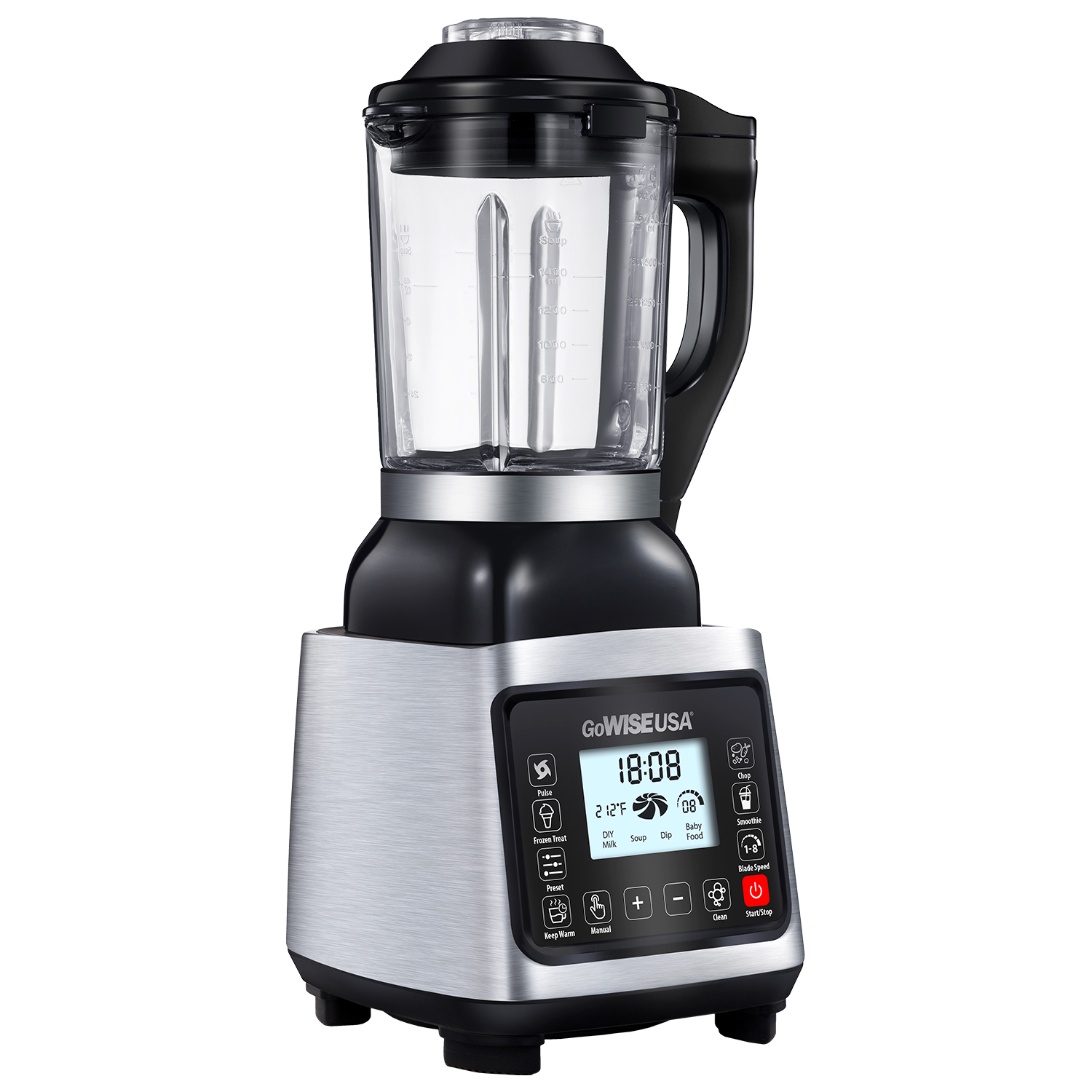 GoWISE USA GW22501 Premier High Performance Heating Blender - image 1 of 8