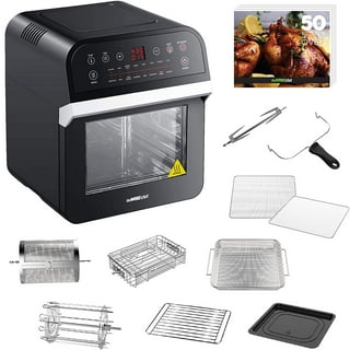 Gourmia Toaster Oven Air Fryer Combo 17 Cooking Presets 1700W French Door  Digital Air Fryer Oven 24L Capacity Accessories - AliExpress