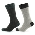 thumbnail image 1 of GoWith Alpaca Wool Socks For Men and Women | Cozy Warm Crew Socks | 2 Pairs | Model: 3096, 1 of 17