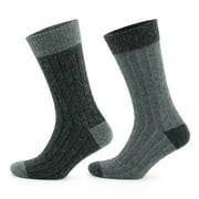 GOWITH Alpaca Wool Socks For Men and Women | Cozy Warm Crew Socks | 2 Pairs | Model: 3096