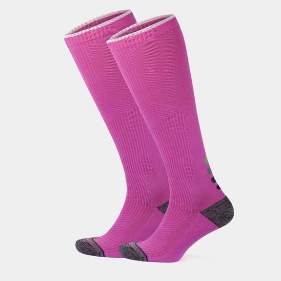 GoWith Athletic Compression Socks For Men and Women| Cushioned Knee High Socks | 2 Pairs | Model: 3595