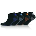thumbnail image 1 of GoWith Cotton Black Low Cut Socks For Men | 4 Pairs | Model: 3110, 1 of 15