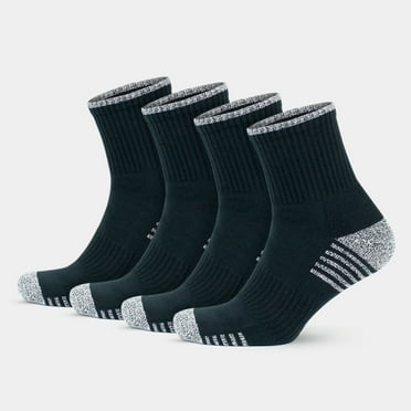 GoWith Cotton Quarter Athletic Hiking and Boot Socks for Men & Women| 4 Pairs | Model: 3502
