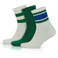 thumbnail image 1 of GoWith Cotton Striped Socks For Men | Thin Summer Retro Socks | 3 Pairs | Model: 3501, 1 of 9