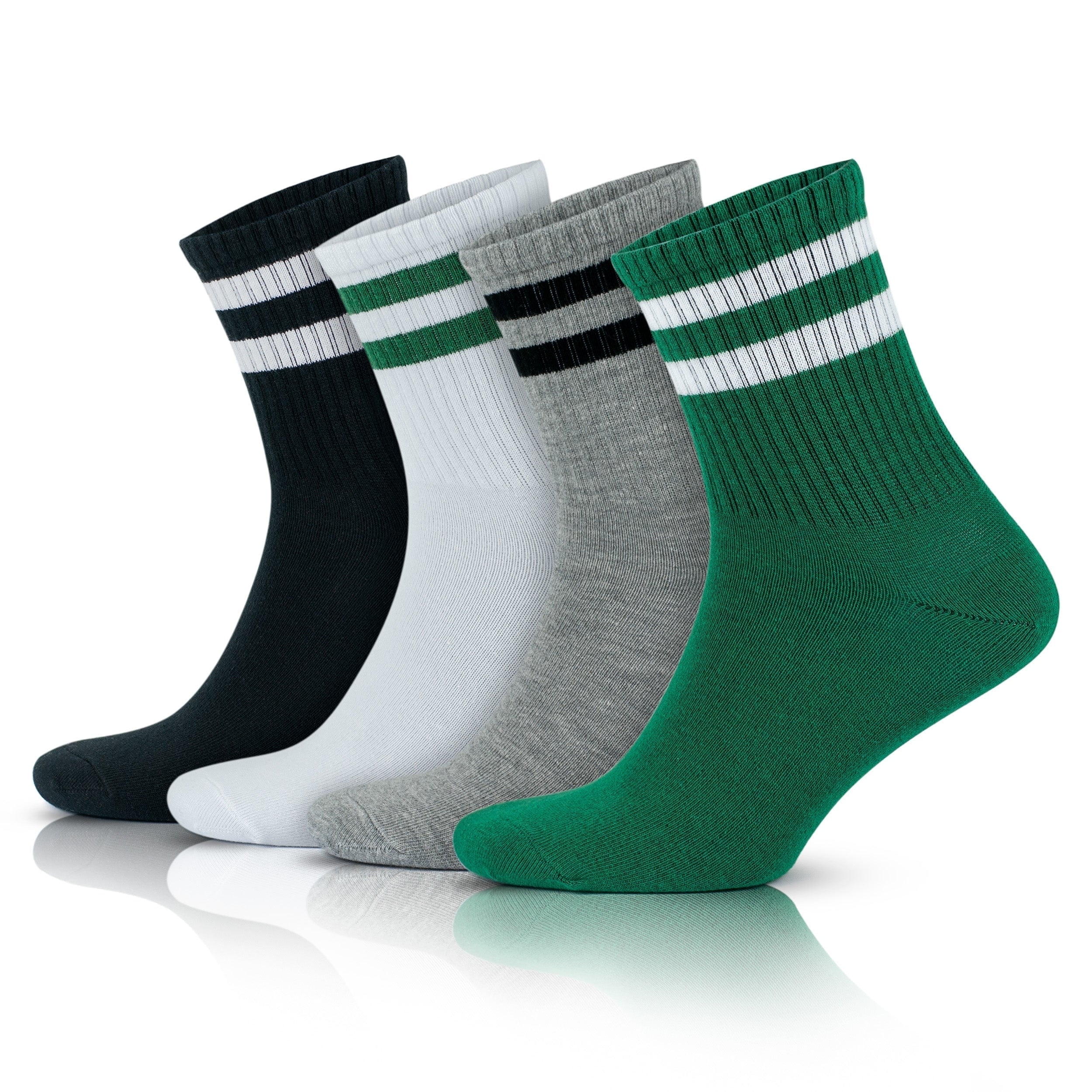 Men's Classic Striped Soft Cotton Socks main image 1