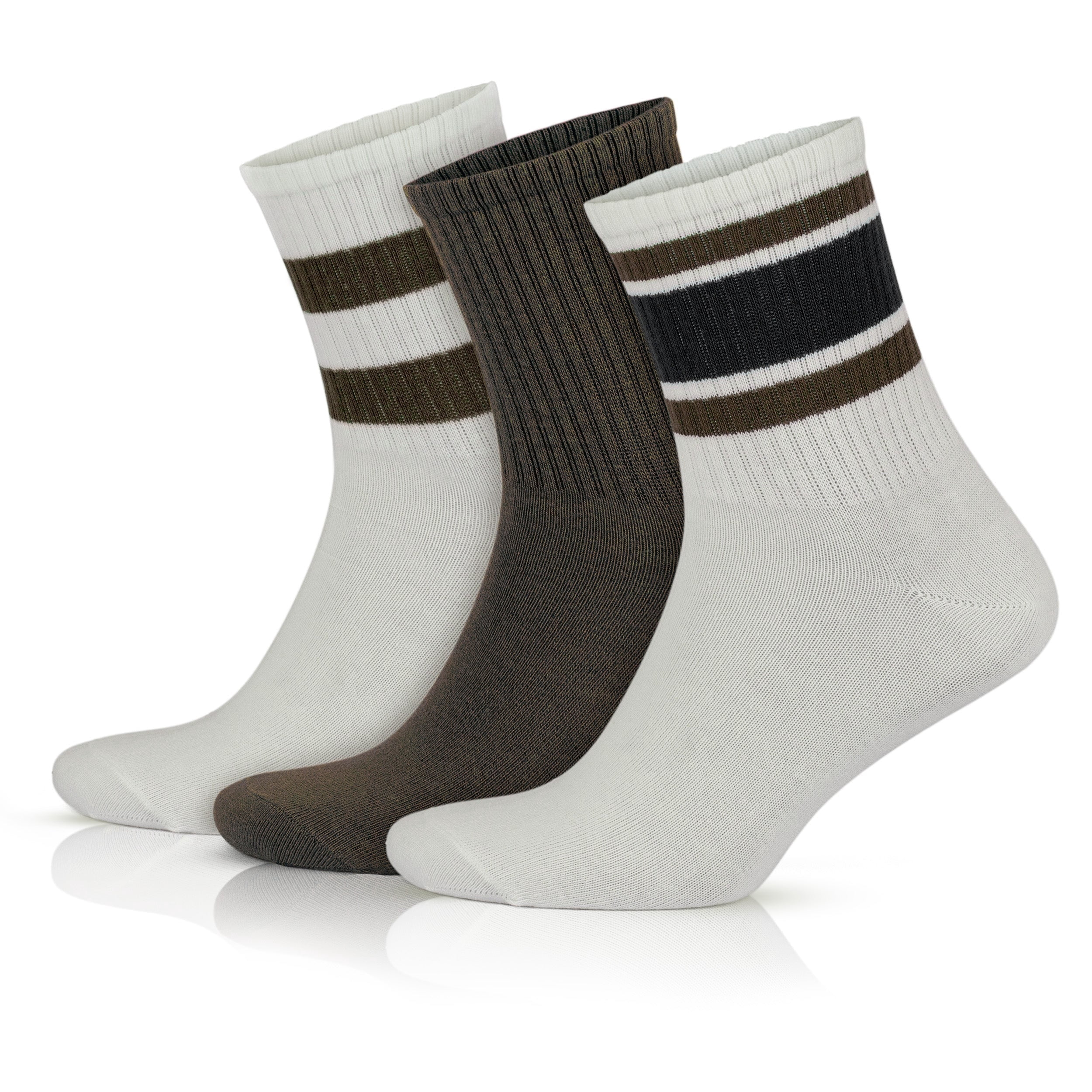 Men's Classic Thin Striped Cotton Socks
