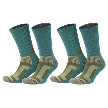 GoWith Merino Wool Cushioned Hiking Crew Socks | Lightweight Walking Socks | 2 Pairs | Model: 3592
