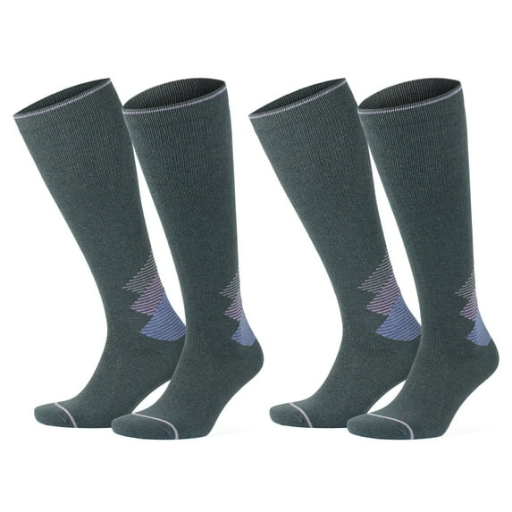 GoWith Merino Wool Cushioned Knee High Compression Socks For Men and Women | 2 Pairs | Model: 3591