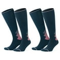 thumbnail image 1 of GoWith Merino Wool Cushioned Knee High Compression Socks For Men and Women | 2 Pairs | Model: 3591, 1 of 22