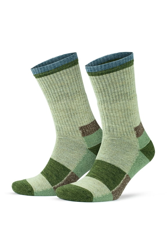 Merino Wool Hiking Socks For Men and Women | Full Cushion Boot Socks | 2 Pairs | Model: 3597