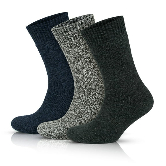 GoWith Merino Wool Socks For Men | Thermal Extra Thick Socks | 3 Pairs | Model: 6042