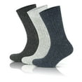 thumbnail image 1 of GoWith Merino Wool Socks For Men | Thick Soft Cozy Winter Socks | 3 Pairs | Model: 6004, 1 of 10