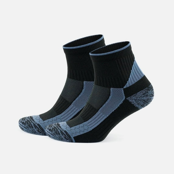 GoWith Running Socks for Men and Women | Cushioned Ankle Socks | 2 Pairs | Model: 3593