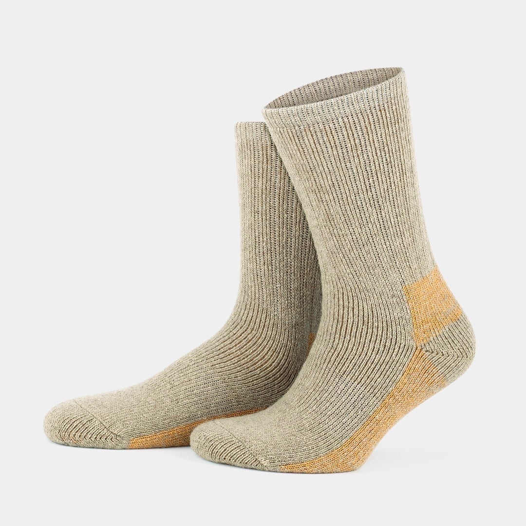 GoWith Thermal Warm Terry Lined Alpaca Hiking Boot Socks for Men ...