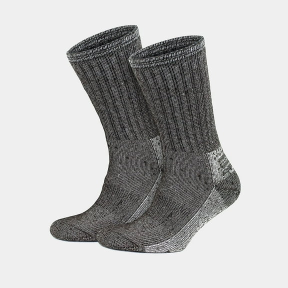 GoWith Thermal Warm Terry Lined Alpaca Hiking Boot Socks for Men & Women - Optic Effect | 2 Pairs | Model: 6006