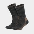 thumbnail image 1 of GoWith Thermal Warm Terry Lined Alpaca Hiking Boot Socks for Men & Women - Optic Effect | 2 Pairs | Model: 6006, 1 of 13
