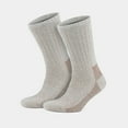 thumbnail image 1 of GoWith Thermal Warm Terry Lined Alpaca Hiking Boot Socks for Men & Women - Optic Effect | 2 Pairs | Model: 6006, 1 of 14
