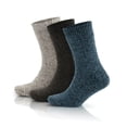 thumbnail image 1 of GoWith Thick Wool Socks For Women | Thermal Winter Crew Socks | 3 Pairs | Model: 2038, 1 of 8