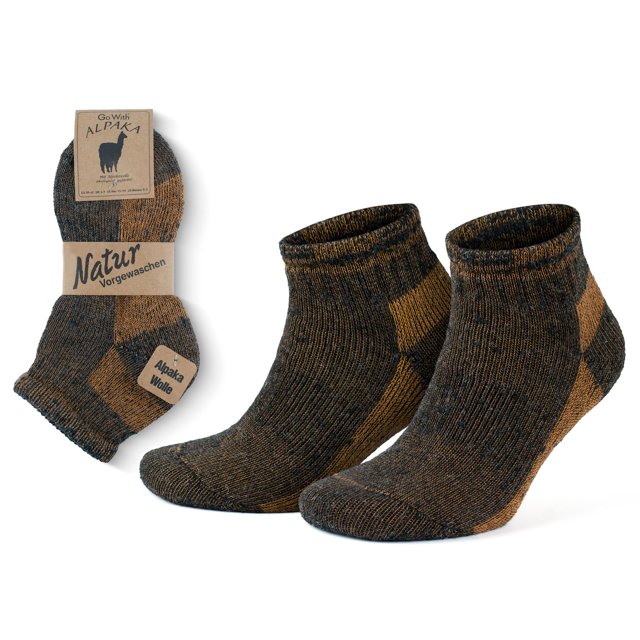GoWith Unisex Alpaca Wool Low Cut Hiking Socks 1 Pair Model 6007