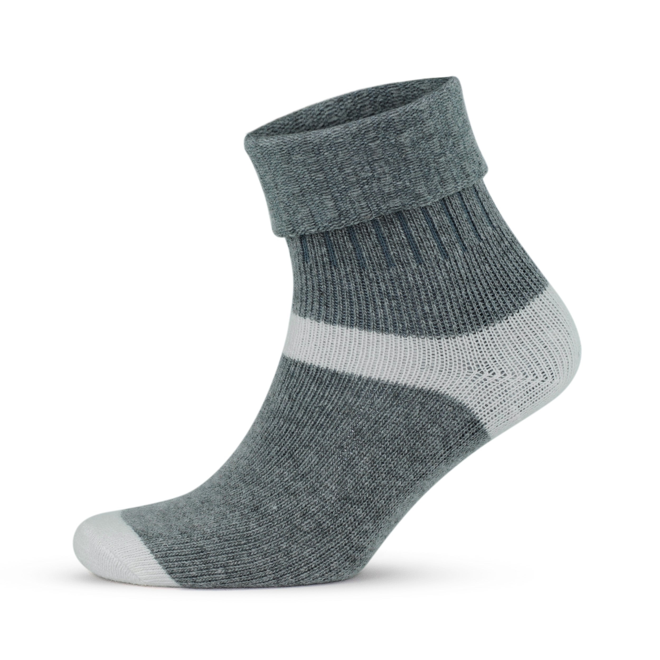 GoWith Women's Alpaca Wool Soft Ankle Socks 2 Pairs Model 2056