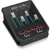 خلاط البث عبر الإنترنت TC Helicon GO XLR Mini، أسود