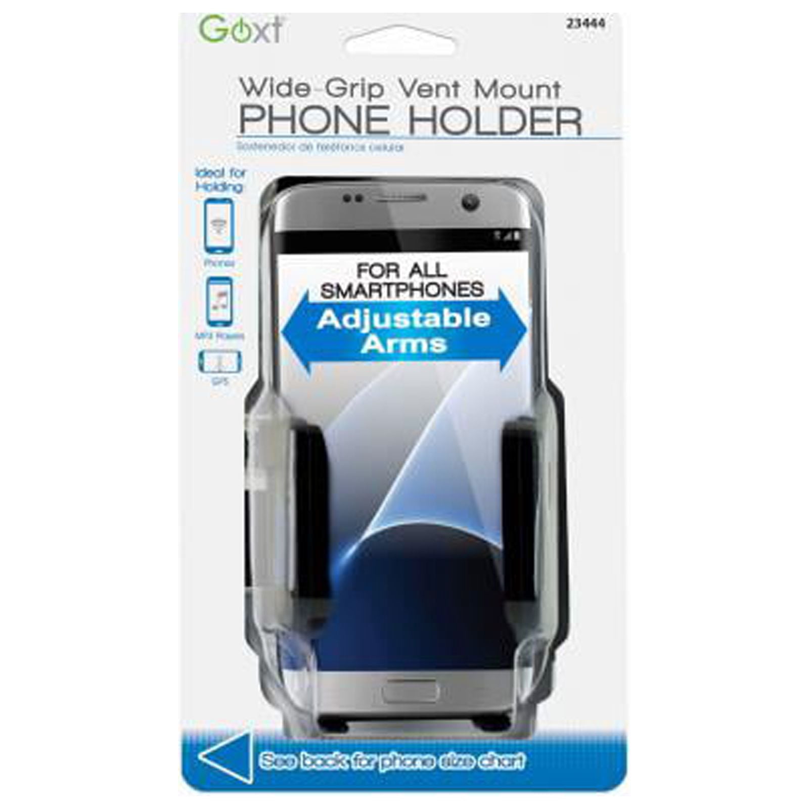GoXT 23444 Vent Mount Phone Holder, Black - Quantity 2 - Walmart.com