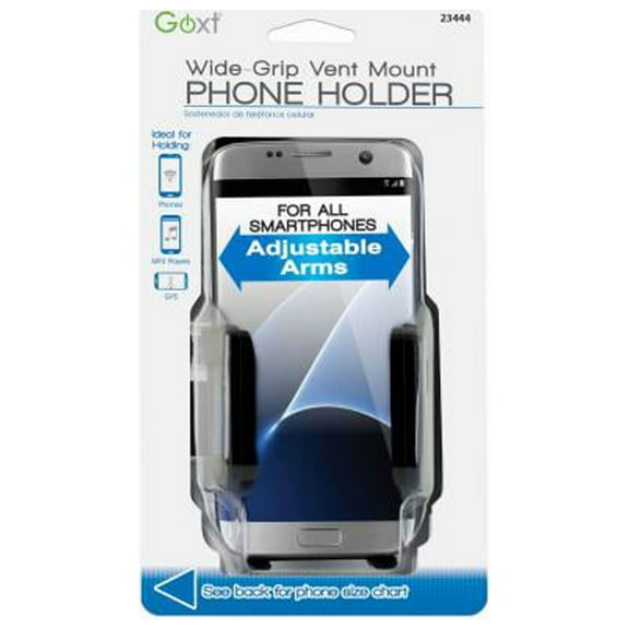 GoXT 23444 Vent Mount Phone Holder, Black - Quantity 2