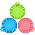 thumbnail image 1 of GoXteam 3 Pack Pet Food Can Lids, Silicone Cat Food Can Lids Covers for 3 oz Cat Food Cans, 1 of 8