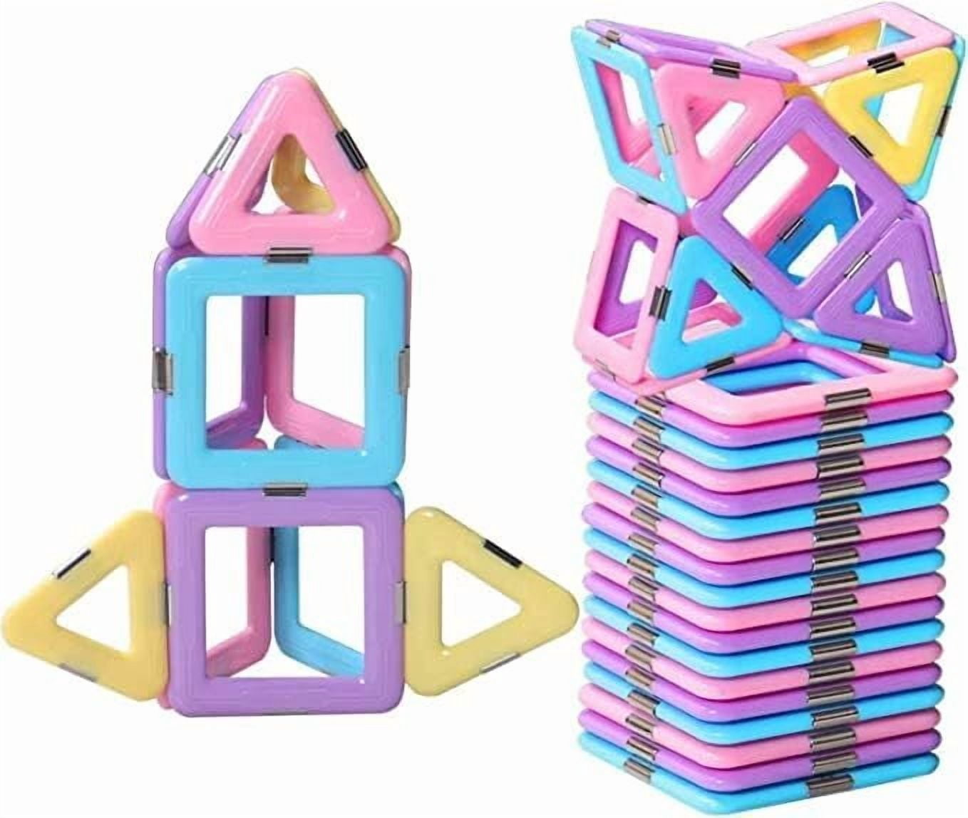 GoXteam 30PCS Magnetic Tiles Toys for 3 4 5 6 7 8+ Year Old Boys Girls ...