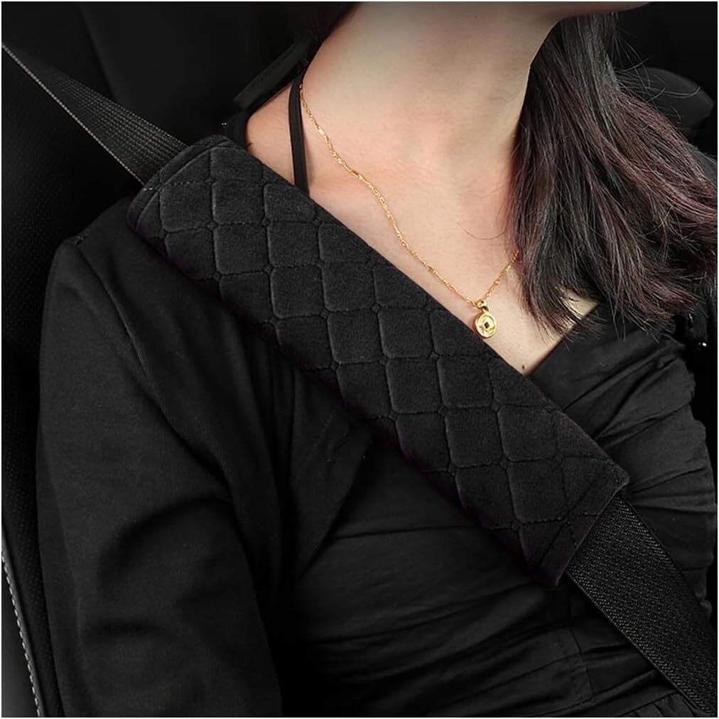 2 PCS Bling Car Seat Belt Shoulder Pads, Bling Seat Belt Covers With