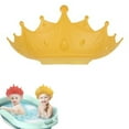 thumbnail image 1 of GoXteam Baby Shower Cap, Waterproof Shampoo Hat for Children Girls Boys Protect Ears Eyes, Adjustable Silicone Hair Washing Visor Bathing Hat for Toddler, Baby, Kids, Children, Yellow, 1 of 7