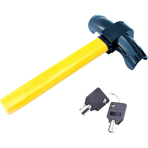 GoXteam Car Steering Wheel Lock Universal Security Anti Theft Heavy Duty Car SUVs Rotary Steering Wheel Lock