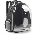 thumbnail image 1 of GoXteam Cat Backpack Carrier, Fit up to 13 lbs, Space Capsule Bubble Window Pet Carrier Backpack for Large Fat Cat and Small Puppy, Black, 1 of 8