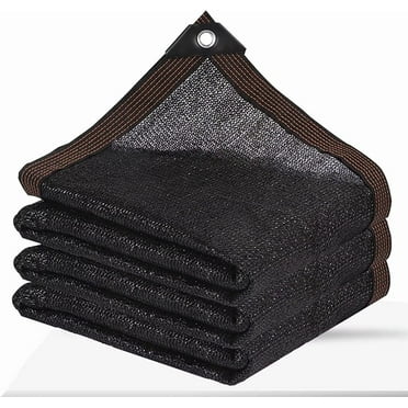 GoXteam Garden Shade Cloth, 6 x 3 FT Black Sun Shade Net, Mesh Sun Shade Tarp with Reinforced Brass Grommets, Sunblock Shade Cloths for Plants Cover