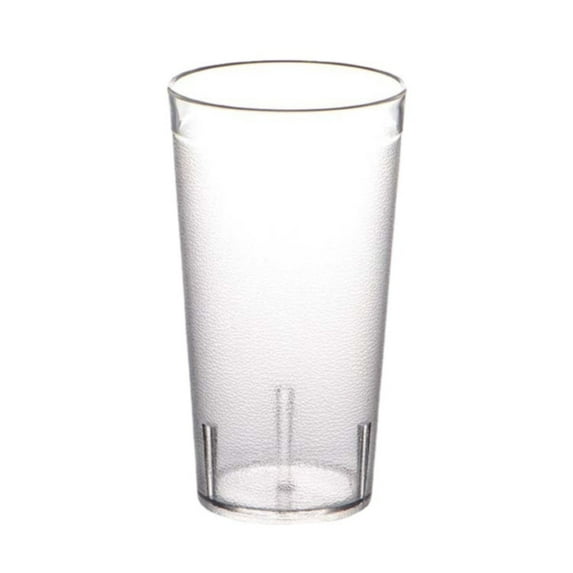 GoXteam Heavy-Duty Plastic Restaurant Tumblers, 20 Ounce, Clear (Set of 12), HY-1076