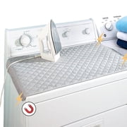 FASTBIRD Magnetic Ironing Mat Blanket, Foldable Ironing Mat Portable Ironing Board for Ironing Clothes Heat Resistant Mat Portable Double Sided Use Travel Office Student Dormitory, 18 x 33 inch