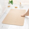 thumbnail image 1 of GoXteam Non Slip Shower Mats for Inside Shower, 16x24 Inch, Anti-Slip Bathtub Mats for Bathroom, Foot Scrubber Loofah Bath Mats for Shower, Quick Drying Shower Stall Mats, Beige, 1 of 7