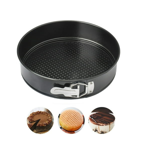 GoXteam Non-stick Leakproof Round Cheesecake Pan with Removable Bottom, Circle 9 inch Spring form Pans for Baking, Spring Form Pan Cake Mold for Cheesecake