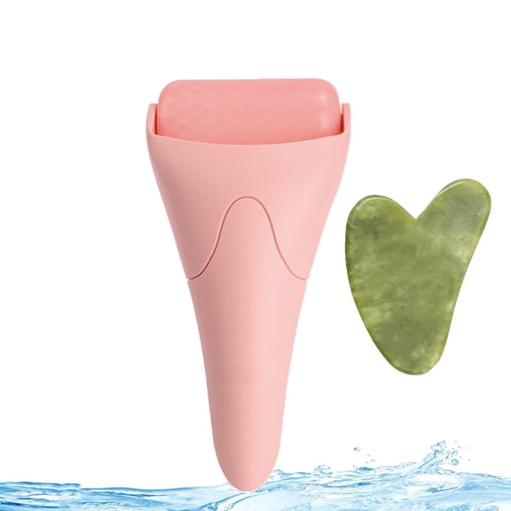 GoXteam Pink Ice Roller for Face & Eye, Puffiness, Migraine, Pain Relief and Minor Injury, Skin Care Products