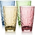 thumbnail image 1 of GoXteam Plastic Water Tumblers Set of 4, Unbreakable Drinking Glasses Acrylic Reusable Juice Wine Cups for Home Picnic Party, Dishwasher Safe, Stackable, 1 of 7