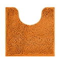 thumbnail image 1 of GoXteam Toilet Rugs U Shaped Washable, Soft Chenille Toilet Mat for Bathroom Floor, Non-Slip Contour Bathroom Rugs for Toilet, Fluffy, Thick, Dry Quickly Absorbent Water, 20" x 20", Orange, 1 of 7