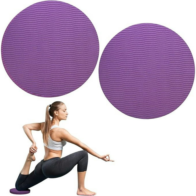 Anti-Slip Pilates Pad, Round Yoga Knee Pads and Wrist Pads Cushion