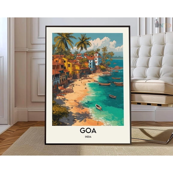 Goa Coastal State Poster Unframed Paper Print