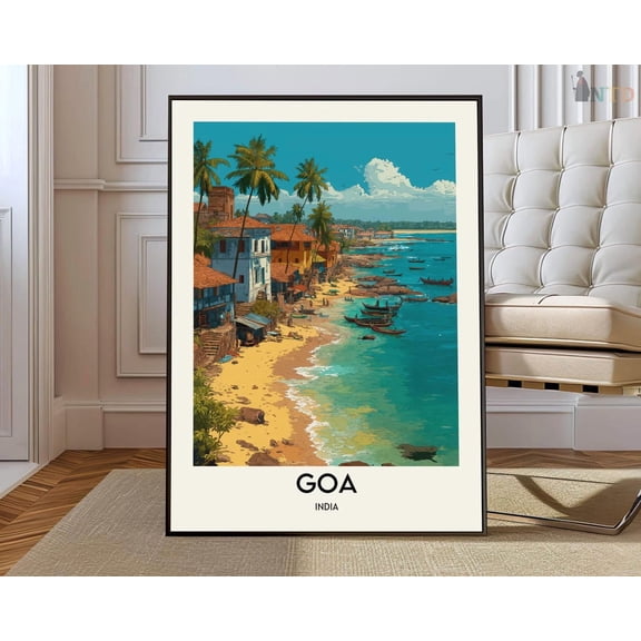 Goa India Beach Poster Unframed Paper Print