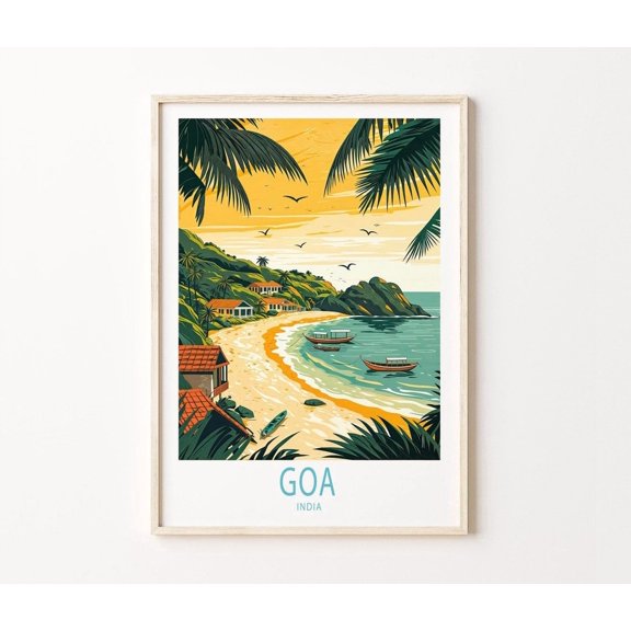 Goa India Beach Travel Home Decor